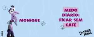 Arte para Caneca Divertida Mente Medo Editável Online