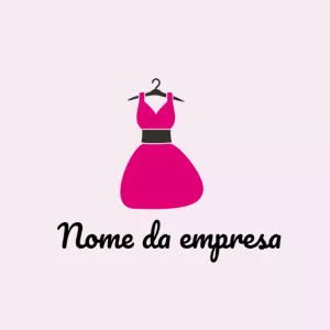 Logo Editável de Vestido para Loja de Moda para Editar