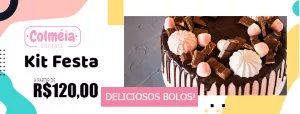 Banner Editável de Doceria com Foto para Divulgar