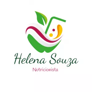Logo Nutricionista com Maçã para Editar Online