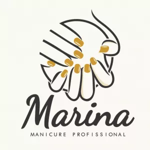 Logo Manicure com Mãos Elegantes para Editar Online