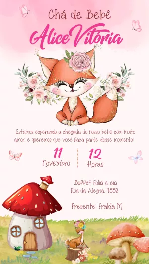 Invito baby shower – Statico – Felicity Artes