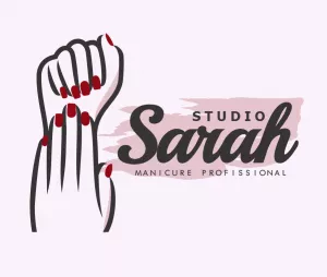 Logo Manicure com Mãos e Unhas para Editar Online