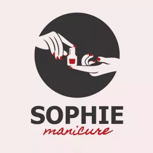 Logotipo Editável para Manicure e Salão de Beleza
