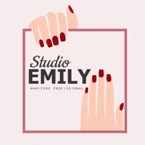 Logo Manicure Profissional com Mãos para Editar Online