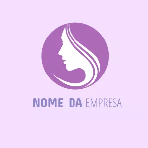 Logo de Beleza com Silhueta Feminina para Editar Online