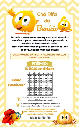 Baby Shower Raffle – Static – Pedro Henrique