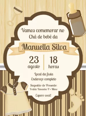 Invito baby shower – Statico – Decore Arte