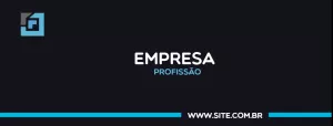 Banner Corporativo Abstrato para Editar Online