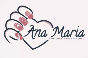 Logotipo Editável para Manicure e Nail Designer Profissional