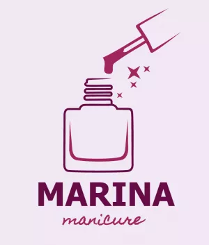 Logo Manicure e Nail Designer Editável Online para Baixar