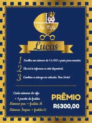 Baby Shower Raffle – Static – Gley Leobas
