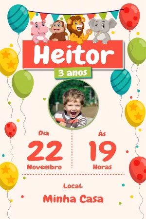 Safari Birthday Invitation – Static – PH DESIGNER 87