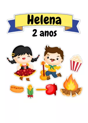 Cake Topper – Static – Convites e Artes Digitais