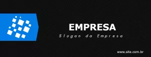 Banner Corporativo Abstrato e Moderno Editável Online