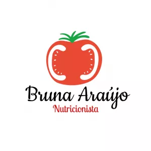 Logo Nutricionista com Tomate para Editar Online
