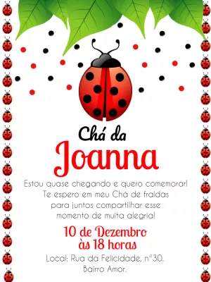 Invito baby shower – Statico – Gley Leobas