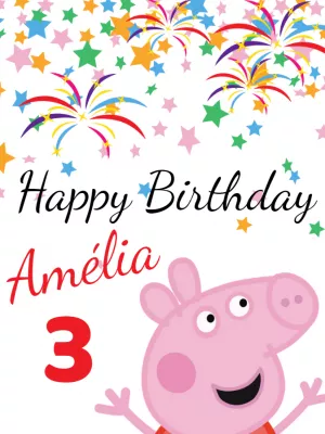 Editable Peppa Pig Birthday Invitation for Your Party