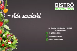Cartão de Visita Restaurante Saudável para Editar Online