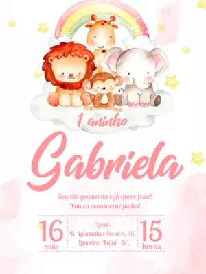 Safari Birthday Invitation – Static – Mimo Digital