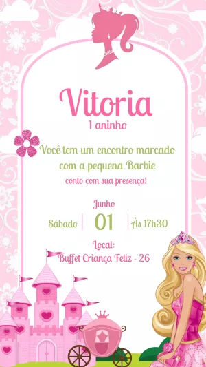 Invito di compleanno Principesse – Statico – Gisele