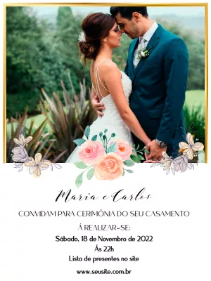 婚礼邀请函 – 静态 – Victor designer
