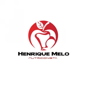 Logo Nutricionista Editável com Maçã para Criar Online