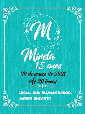Quinceañera Invitation – Static – Bella Liz Convites