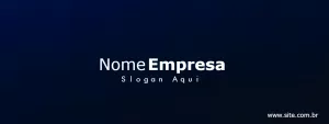 Banner Corporativo Abstrato para Editar Online