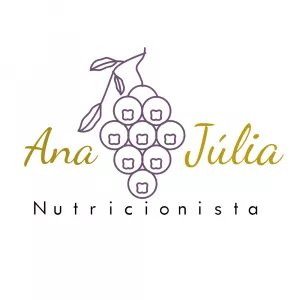 Logo para Nutricionista com Uva para Editar Online
