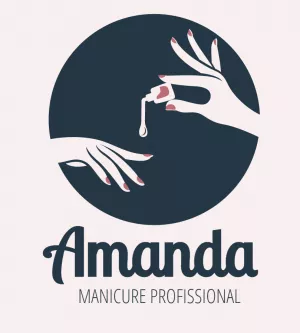 Logo Manicure Profissional Elegante para Editar Online