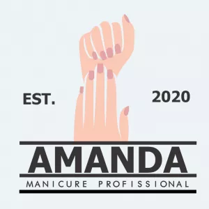 Logo Manicure Profissional Editável para Personalizar Online