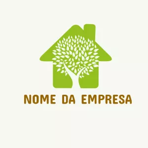 Logo Natureza e Casa Profissional para Editar Online