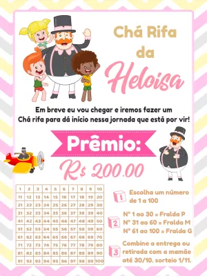 Baby Shower Raffle – Static – Pedro Henrique