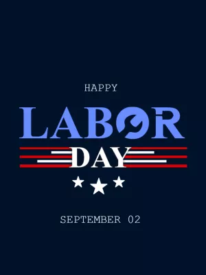 Labor Day Patriotic Post Template to Edit Online
