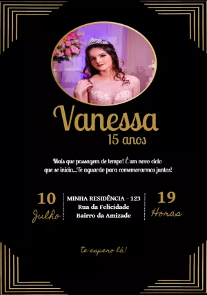Quinceañera Invitation – Static – Convites Personalizados