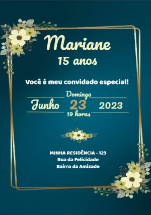 Quinceañera Invitation – Static – Convites Personalizados