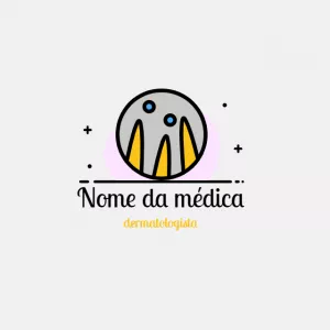 Logotipo Editável para Dermatologista com Design Moderno