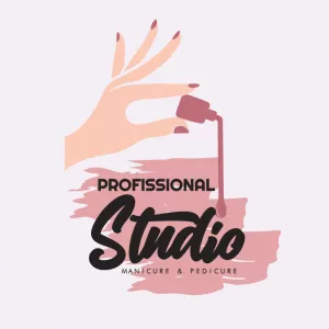 Logo Manicure Profissional com Esmalte para Editar Online