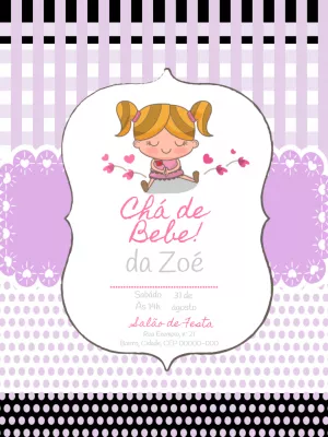 Invito baby shower – Statico – Wolf Designer