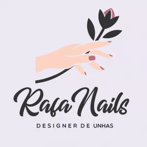 Logo Manicure Elegante com Rosa para Editar Online