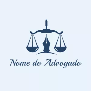 Logo para Advogados e Advocacia Editável Online