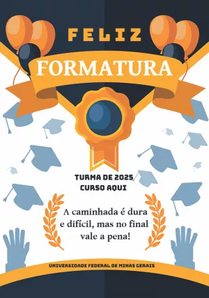 Cartão de Formatura Editável Online para Celebrar