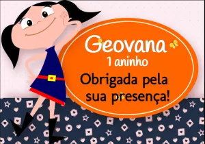 Cartão de Agradecimento Show da Luna para Editar Online