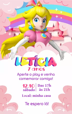 Invitación de cumpleaños Princesas – Estático – Mariana Correa