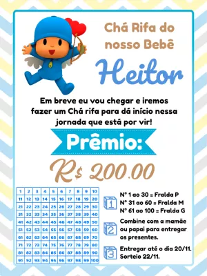 Baby Shower Raffle – Static – Pedro Henrique