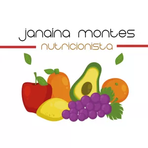 Logo Nutricionista com Frutas Coloridas para Editar Online