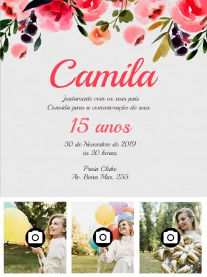 Quinceañera Invitation – Static – Wolf Designer
