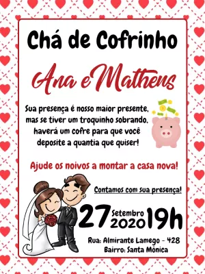 婚礼邀请函 – 静态 – Bárbara Claudino