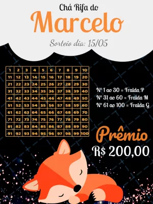 Babyparty-Tombola – Statisch – Pedro Henrique